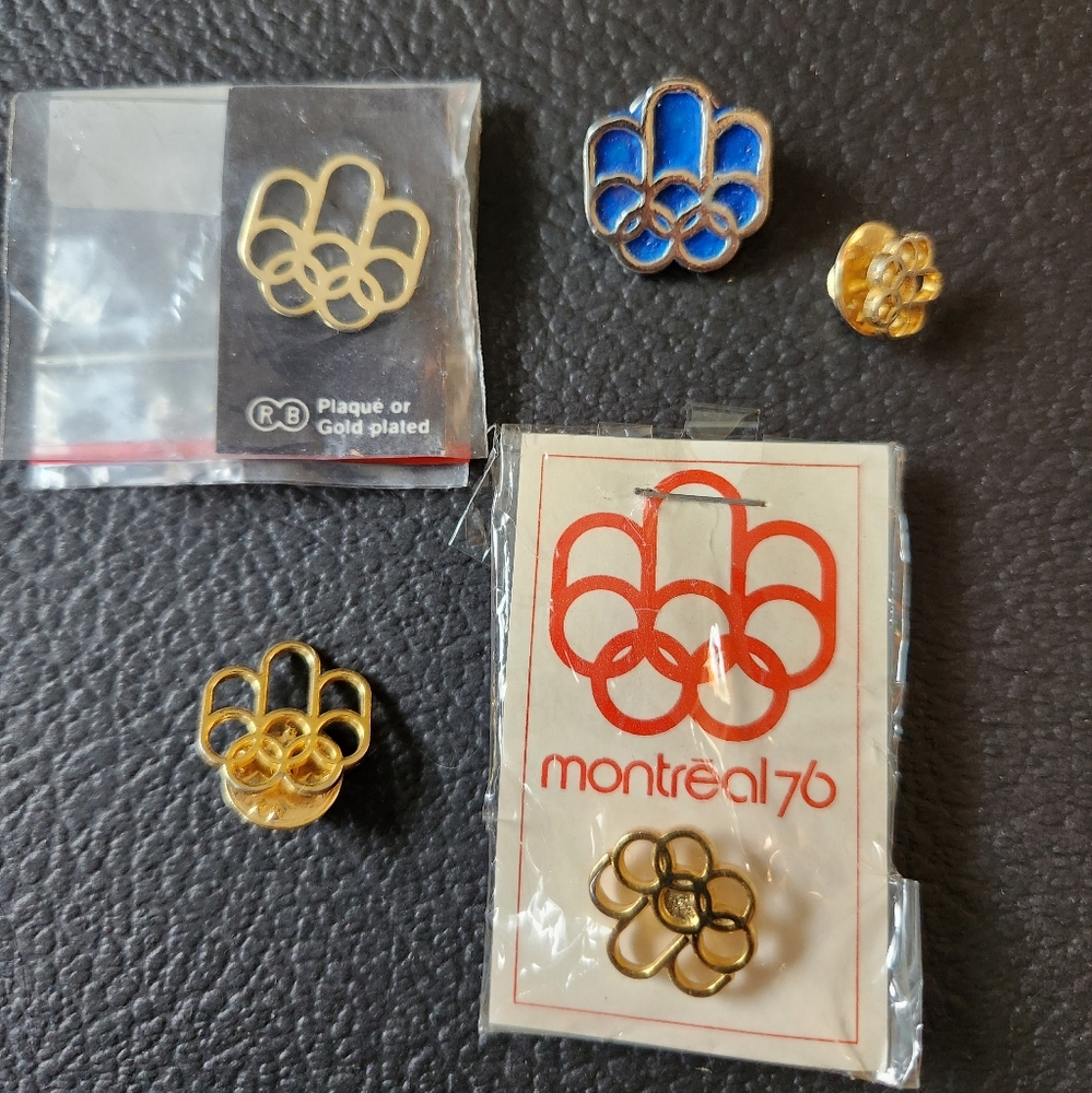 Vintage Olympic Pins Set